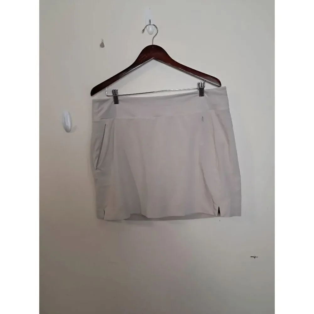 Athleta Soho Skort Jupe-Short Women's Gray Size 16